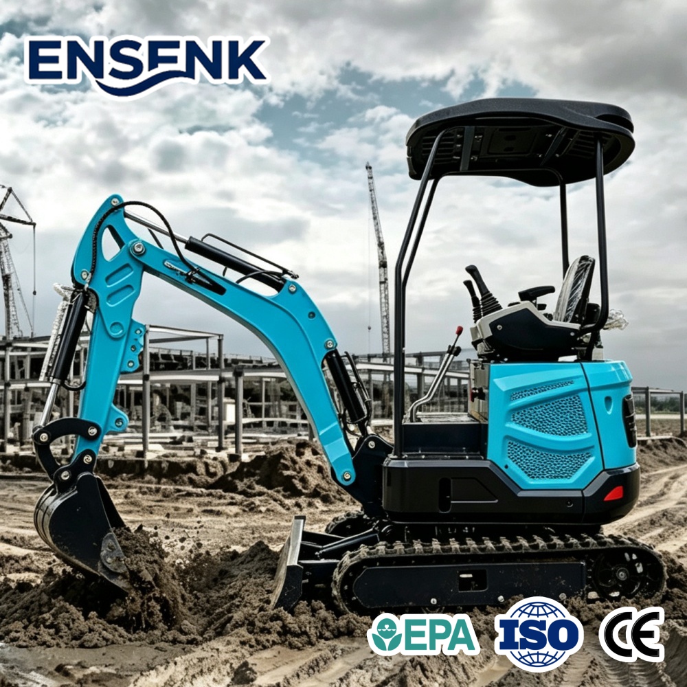 Diesel Mini Excavator 1.7Ton W - đánh giá và giá Farming Agriculture Tools