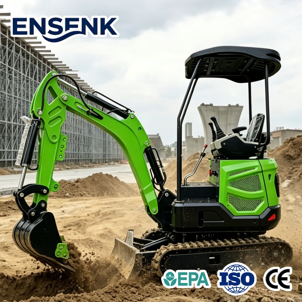 Diesel Mini Excavator 1.7Ton W - đánh giá và giá Farming Agriculture Tools