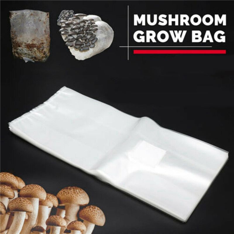 AT44-100Pcs PVC Mushroom Spawn - đánh giá và giá Mushroom Spawn Bag