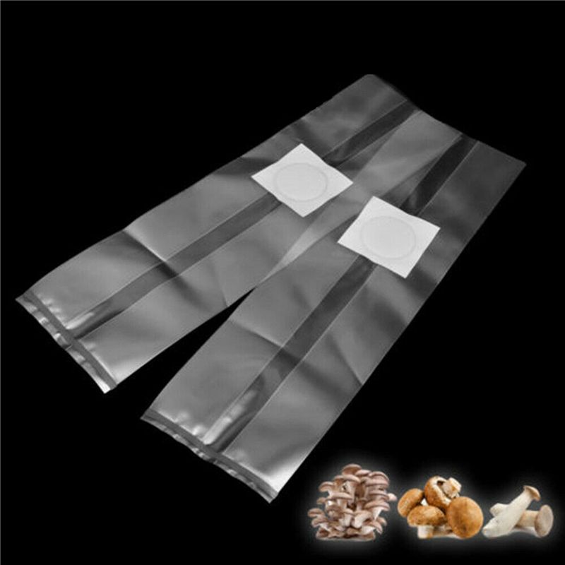 AT44-100Pcs PVC Mushroom Spawn - đánh giá và giá Mushroom Spawn Bag